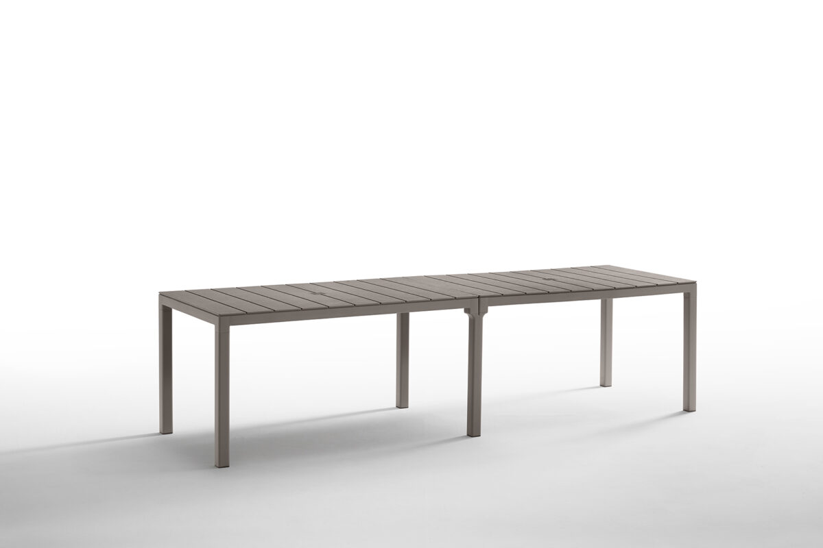 439.1 King Double Dining Table Long Taupe