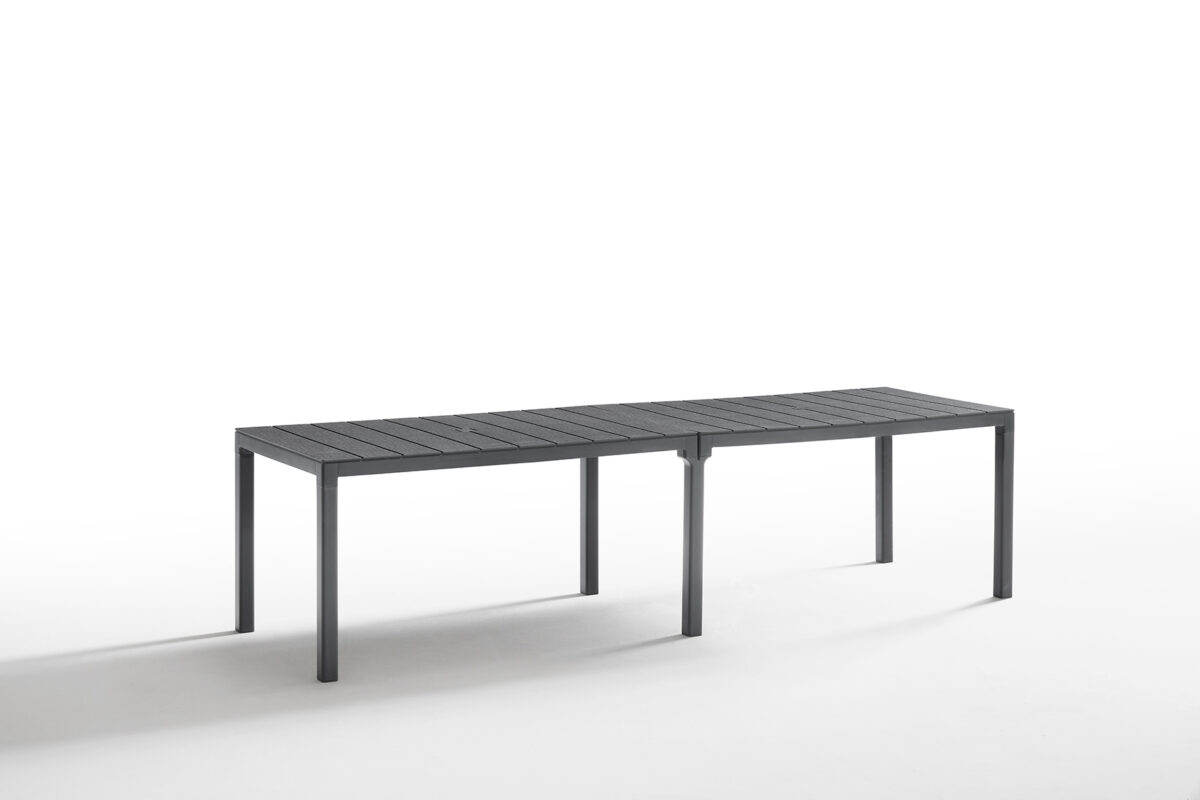 439.4 King Double Dining Table Graphite