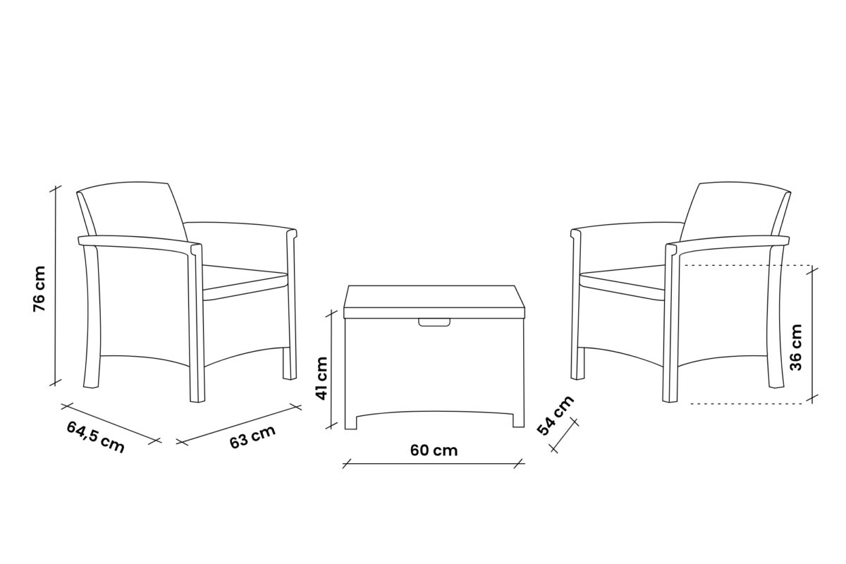 Misure Venezia terrace – 3